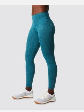 Born Primitive Your Go To Legging In Heatgered AQUA STONE